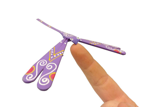 Purple Balancing Dragonfly - Large