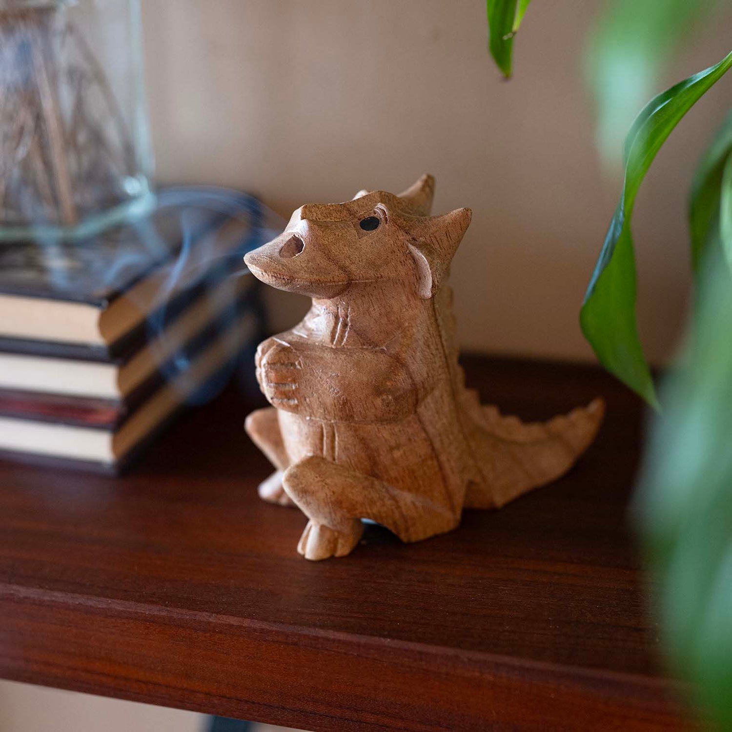 Small Smoking Dragon Incense Burner