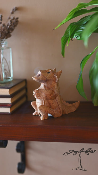 Small Smoking Dragon Incense Burner
