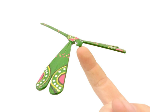 Green Balancing Dragonfly - large