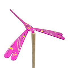 Timber-Treasures Hand Made Pink Balancing Dragonflies