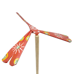 Timber-Treasures Hand Made Red Balancing Dragonflies