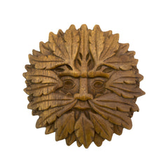 Timber-Treasures Hand Carved Green Man Plaque