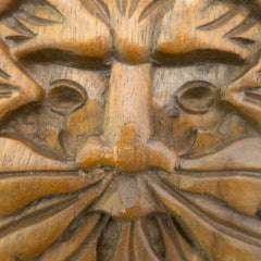 Timber-Treasures Hand Carved Green Man Plaque